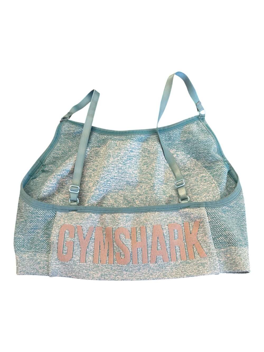 Gymshark Adapt Camo Seamless Sports Bra Blue - Picture 3 of 3